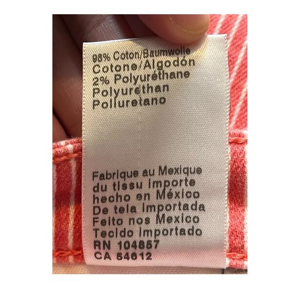 AG Adriano Goldschmied jeans Jodi Pinstripe high waist slim crop flare size 26 - Picture 9 of 9